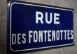画像5: FRANCE antique フランスアンティーク 素敵な街並みに飾られていた ホーローストリートサイン RUE 看板 標識 1930-40's 