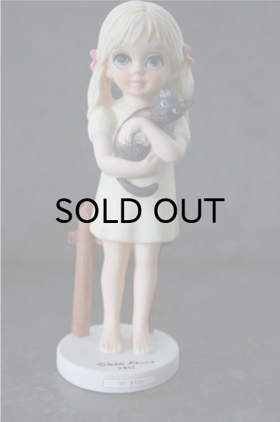 画像1: Big Eyes My Kitty Margaret Keane Ceramic figure (1)