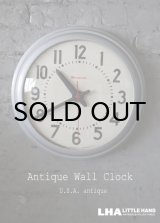 画像: U.S.A. antique SIMPLEX wall clock アメリカアンティーク シンプレックス社製 掛け時計 スクール クロック 38cm 1960's インダストリアル 工業系