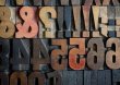 画像11: 【RARE】U.S.A. antique アメリカアンティーク 木製 プリンターブロック 【アルファベット・ナンバー Ａ〜Ｚ・0〜9 揃・130個】 Ｈ4.2ｃｍ スタンプ はんこ 1890-1940's  (11)