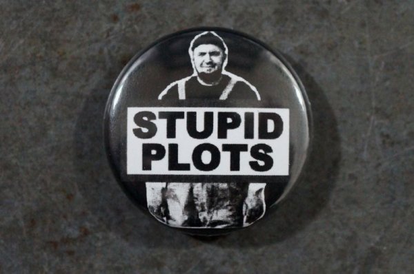 画像1: STUPID PLOTS  OLD MAN 缶バッチ  (1)