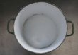 画像5: 【RARE】ENGLAND antique FLOUR BIN イギリスアンティーク 渋いダークグリーン 大きな ホーロー フラワー缶 花文字・リベット留め ラージサイズ FLOUR 1920's (5)