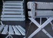 画像5: ENGLAND antique FOLDING CHAIR イギリスアンティーク ガーデンチェア フォールディングチェア チェア 折りたたみ椅子 1930-40's (5)