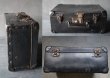 画像3: FRANCE antique フランスアンティーク スーツケース・トランク バッグ　コンパクトサイズ ブラック黒 ヴィンテージ1950-60's (3)