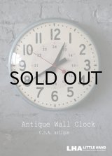 画像: 【RARE】U.S.A. antique SESSIONS wall clock アメリカアンティーク  掛け時計 スクール ヴィンテージ クロック 34cm 1950's インダストリアル 工業系