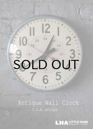 画像: 【RARE】U.S.A. antique SESSIONS wall clock アメリカアンティーク  掛け時計 スクール ヴィンテージ クロック 34cm 1950's インダストリアル 工業系