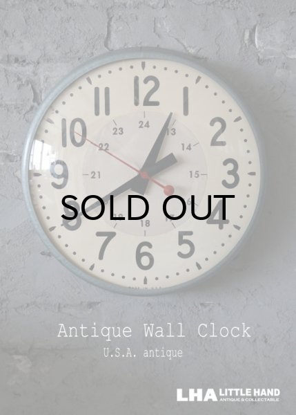 画像1: 【RARE】U.S.A. antique SESSIONS wall clock アメリカアンティーク  掛け時計 スクール ヴィンテージ クロック 34cm 1950's インダストリアル 工業系 (1)