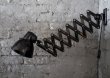 画像2: GERMANY antique SCISSOR LAMP BLACK ドイツアンティーク LBL シザーランプ アコーディオンランプ インダストリアル 工業系 1940-60's (2)