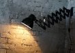 画像3: GERMANY antique SCISSOR LAMP BLACK ドイツアンティーク LBL シザーランプ アコーディオンランプ インダストリアル 工業系 1940-60's (3)