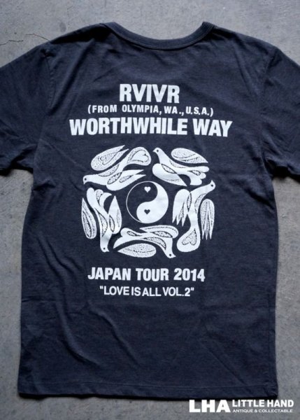 画像1: RVIVR(US)・WORTHWHILE WAY Tシャツ (1)