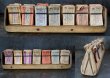 画像2: 【RARE】ENGLAND antique LONDON イギリスアンティーク バスチケット 木製ホルダー＆バスチケット 14セット ヴィンテージチケット 1920-50's (2)
