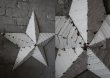 画像3: 【再入荷】U.S.A. TIN BARN STAR (M) WHITE ティンバーンスター 星のオーナメント スターオブジェ ブリキ 白