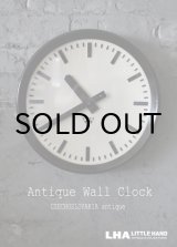 画像: CZECHOSLOVAKIA antique PRAGOTRON wall clock チェコスロバキアアンティーク パラゴトロン社 掛け時計 クロック 32cm 1970's