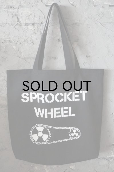 画像1: LHA 【LITTLE HAND】 ORIGINAL SPROCKET WHEEL  底マチ付き トートバッグ　 (1)
