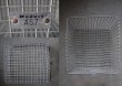 画像3: U.S.A. antique Wire Basket アメリカアンティーク Medart ナンバータグ付き ワイヤーバスケット ワイド型 幅広タイプ 1950-70's  (3)