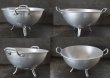 画像4: FRANCE antique フランスアンティーク 素敵な3脚 アルミ コランダー ブロカント ヴィンテージ 1950-60's (4)