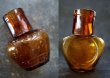 画像3: 【RARE】ENGLAND antique イギリスアンティーク BORTHWICK'S BOUILLON 【ハート型・L】刻印入 ガラスボトル H9.1cm 瓶 1890-1900's (3)