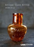 画像1: 【RARE】ENGLAND antique イギリスアンティーク BORTHWICK'S BOUILLON 【ハート型・M】刻印入 ガラスボトル H8cm 瓶 1890-1900's