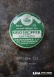 画像1: ENGLAND antique イギリスアンティーク GRASSHOPPER Ointment ティン缶 5.5cm ブリキ缶 1930's (1)