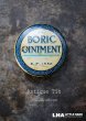 画像1: ENGLAND antique イギリスアンティーク BORIC Ointment ティン缶 4.5cm ブリキ缶 1932's (1)