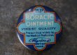 画像2: ENGLAND antique イギリスアンティーク Boracic Ointment ティン缶 5cm ブリキ缶 1930's