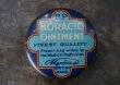 画像2: ENGLAND antique イギリスアンティーク Boracic Ointment ティン缶 5cm ブリキ缶 1930's (2)