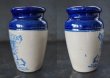 画像2: 【RARE】ENGLAND antique イギリスアンティーク BUTTERCUP CREAM ブルー バターカップ クリーム 陶器ポット H11ｃm 1900's (2)