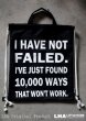 画像1: LHA ORIGINAL ナップサック リュック バッグ I have not failed (1)