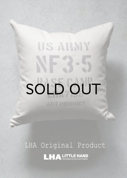 画像1: LHA オリジナルクッション ステンシル US ARMY (1)