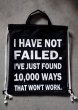 画像2: LHA ORIGINAL ナップサック リュック バッグ I have not failed (2)