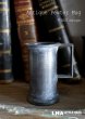 画像1: FRANCE antique PEWTER フランスアンティーク ピューター ミニメジャーリングカップ H7cm エタン マグ 1900's (1)