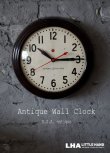 画像1: U.S.A. antique GENERAL ELECTRIC wall clock GE アメリカアンティーク ゼネラル エレクトリック 掛け時計 スクール ヴィンテージ クロック 27.5cm 1950's