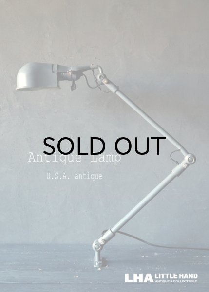 画像1: USA antique アメリカアンティーク インダストリアル デスクランプ CRAFTSMAN 工業系 壁掛け ライト 照明 ヴィンテージランプ 1940－60's (1)