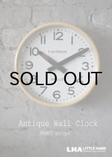 画像: FRANCE antique BRILLIE wall clock フランスアンティーク 掛け時計 ヴィンテージ クロック 26cm 1940-50's