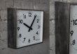 画像3: FRANCE antique フランスアンティーク BRILLIE wall clock ブリエ 掛け時計 ヴィンテージ クロック スクエア 28cm 1950's (3)