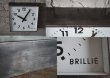 画像4: FRANCE antique フランスアンティーク BRILLIE wall clock ブリエ 掛け時計 ヴィンテージ クロック スクエア 28cm 1950's (4)