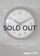 画像: U.S.A. antique GENERAL ELECTRIC wall clock GE アメリカアンティーク ゼネラル エレクトリック 掛け時計 スクール ヴィンテージ クロック 37cm 1950's