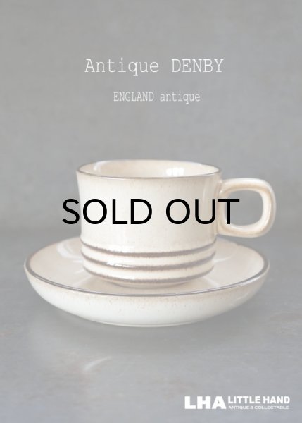 画像1: ENGLAND antique イギリスアンティーク DENBY 【Sahara】 デンビー カップ＆ソーサー ヴィンテージ カップ 1970-80's (1)