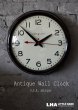 画像1: U.S.A. antique GENERAL ELECTRIC wall clock GE アメリカアンティーク ゼネラル エレクトリック 掛け時計 スクール ヴィンテージ クロック 37cm 1950's (1)