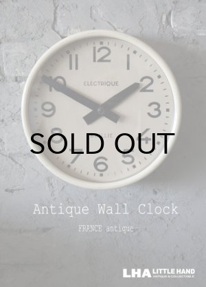 画像: FRANCE antique BRILLIE wall clock フランスアンティーク 掛け時計 ヴィンテージ クロック 26cm 1940-50's