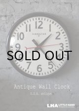 画像: U.S.A. antique GIBRALTAR wall clock  アメリカアンティーク ジブラルタル 掛け時計 ヴィンテージ スクール クロック 35cm 1961's