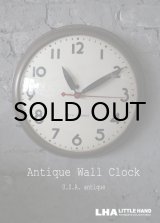 画像: U.S.A. antique SETH THOMAS wall clock GE アメリカアンティーク 掛け時計 スクール ヴィンテージ クロック 38cm 1940's