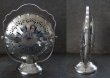 画像7: ENGLAND antique イギリスアンティーク 上品な装飾 素敵なフォールディングケーキスタンド 3段 折りたたみ式 1940-50's (7)
