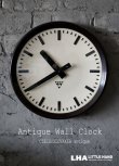 画像1: CZECHOSLOVAKIA antique PRAGOTRON wall clock チェコスロバキアアンティーク パラゴトロン社 掛け時計 ヴィンテージ クロック 32cm 1970's