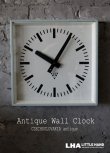 画像1: CZECHOSLOVAKIA antique PRAGOTRON wall clock チェコスロバキアアンティーク パラゴトロン社 掛け時計 クロック ヴィンテージ 33.5cm 1980-90's