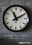 画像1: CZECHOSLOVAKIA antique PRAGOTRON wall clock チェコスロバキアアンティーク パラゴトロン社 掛け時計 ヴィンテージ クロック 32cm 1970's