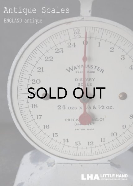 画像1: ENGLAND antique イギリスアンティーク WAYMASTER DIETARY SCALES スケール 1950's ウェイマスター はかり (1)