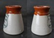画像3: 【RARE】ENGLAND antique イギリスアンティーク ツートンカラー THE DAIRY HALIFAX （Sサイズ）陶器ポット 1900's (3)