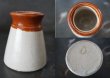 画像4: 【RARE】ENGLAND antique イギリスアンティーク ツートンカラー THE DAIRY HALIFAX （Sサイズ）陶器ポット 1900's (4)