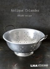 画像: ENGLAND antique COLANDER イギリスアンティーク アルミ コランダー 水切り 1940-60's